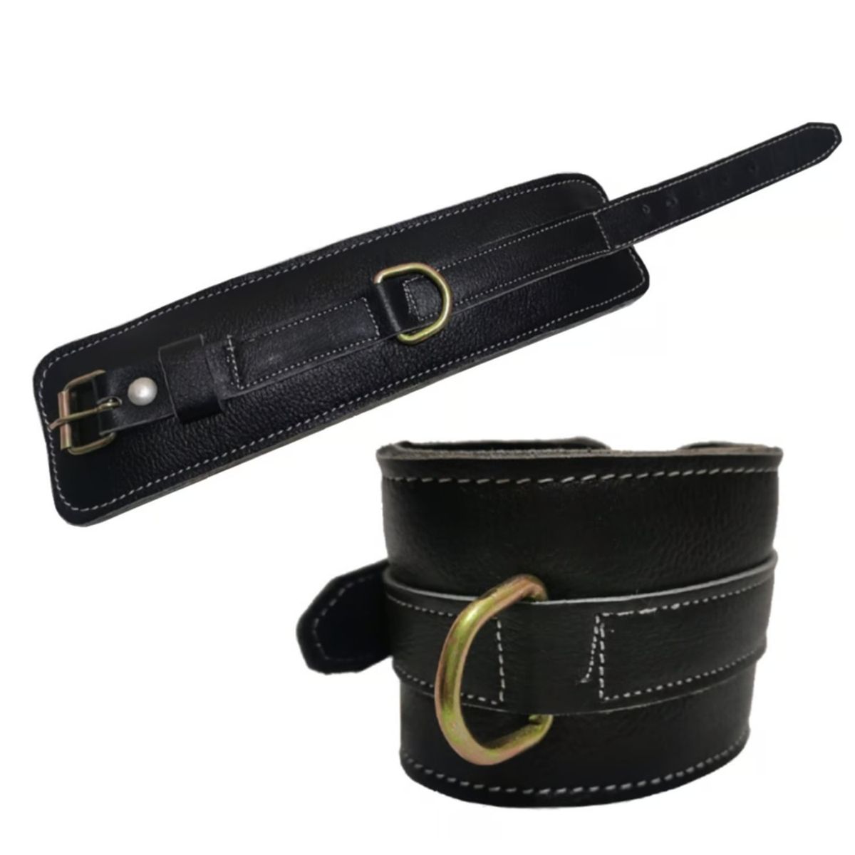 GENERICO - Tobilleras de Cuero para Gimnasio para Gluteos GYM