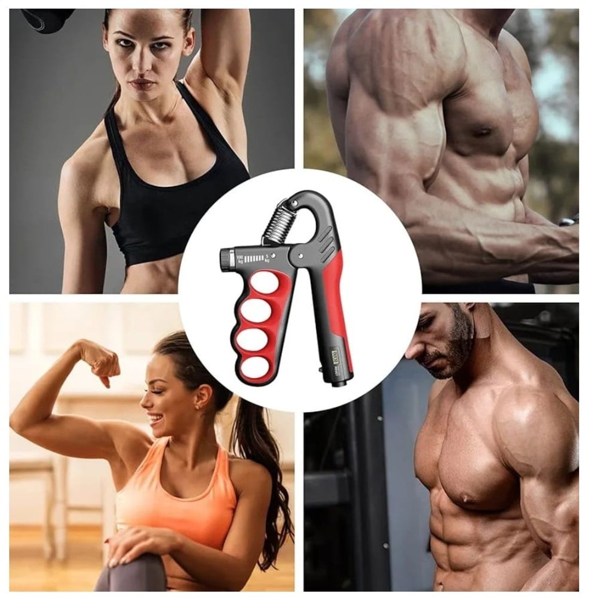 GENERICO - Hand Grip Color Rojo  5kg 100kg