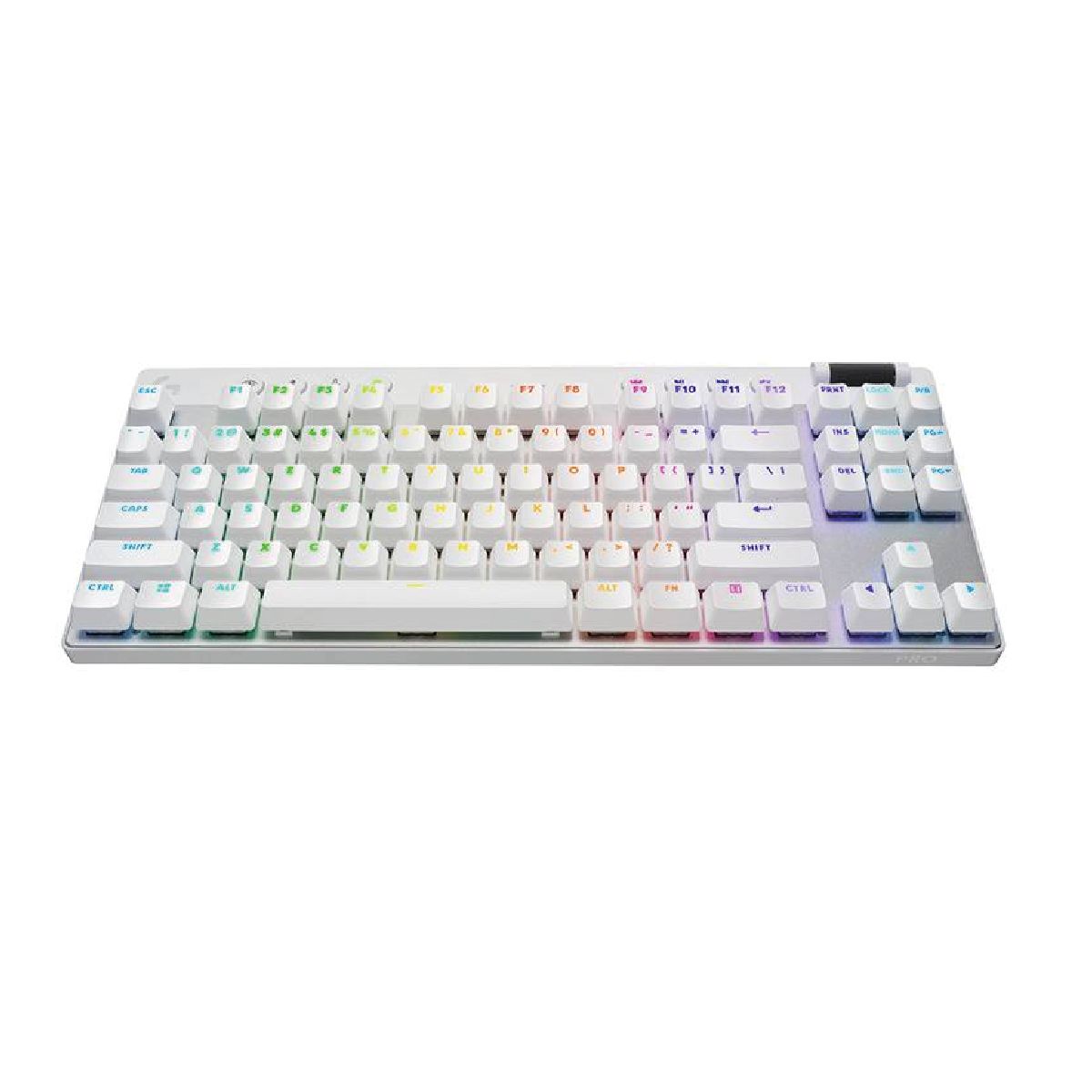 LOGITECH - Teclado Logitech Pro X TKL Lightspeed Ub Blanco 920-012143