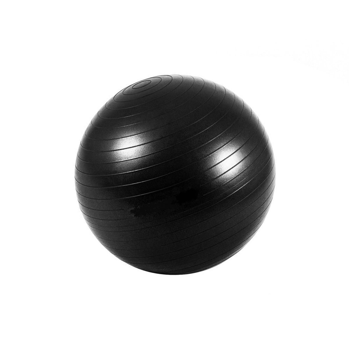 GENERICO - Pelota Yoga Premium 75cm Inflador NEGRO