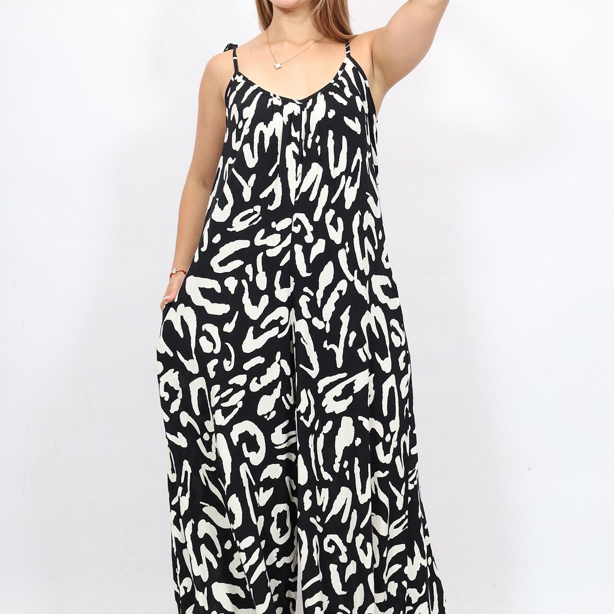 GENERICO - Enterizo palazzo casual mujer