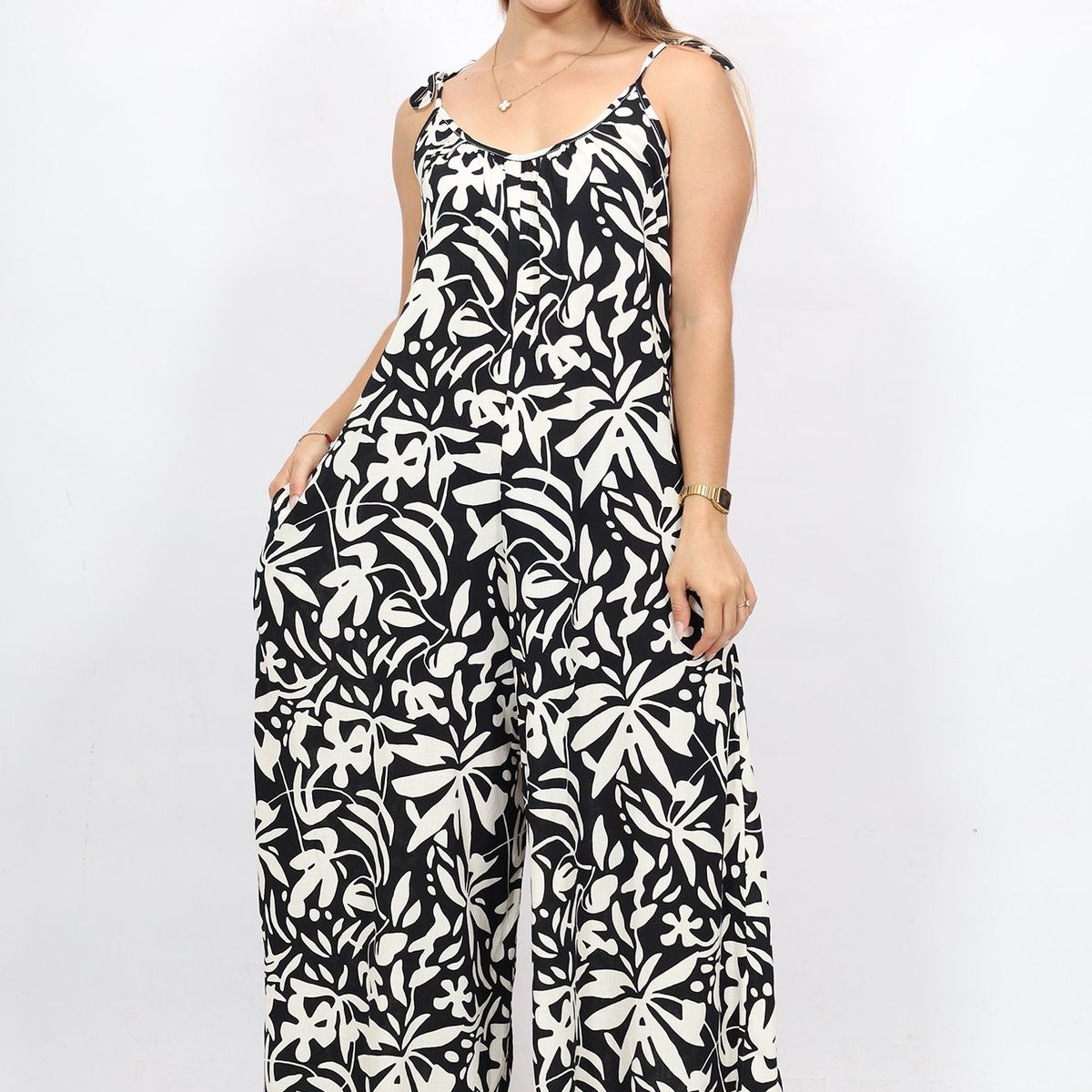 GENERICO - Enterizo palazzo casual mujer