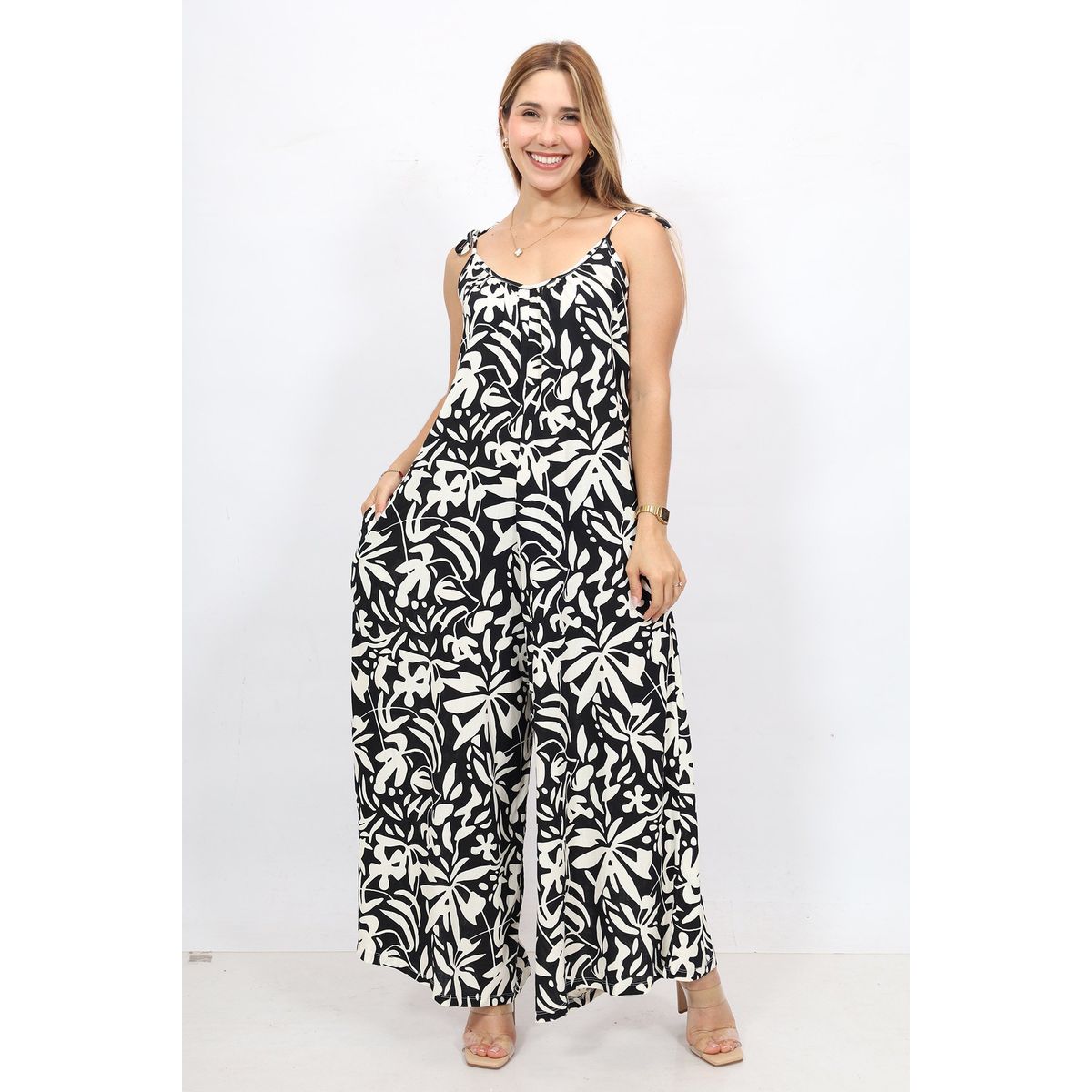 GENERICO - Enterizo palazzo casual mujer