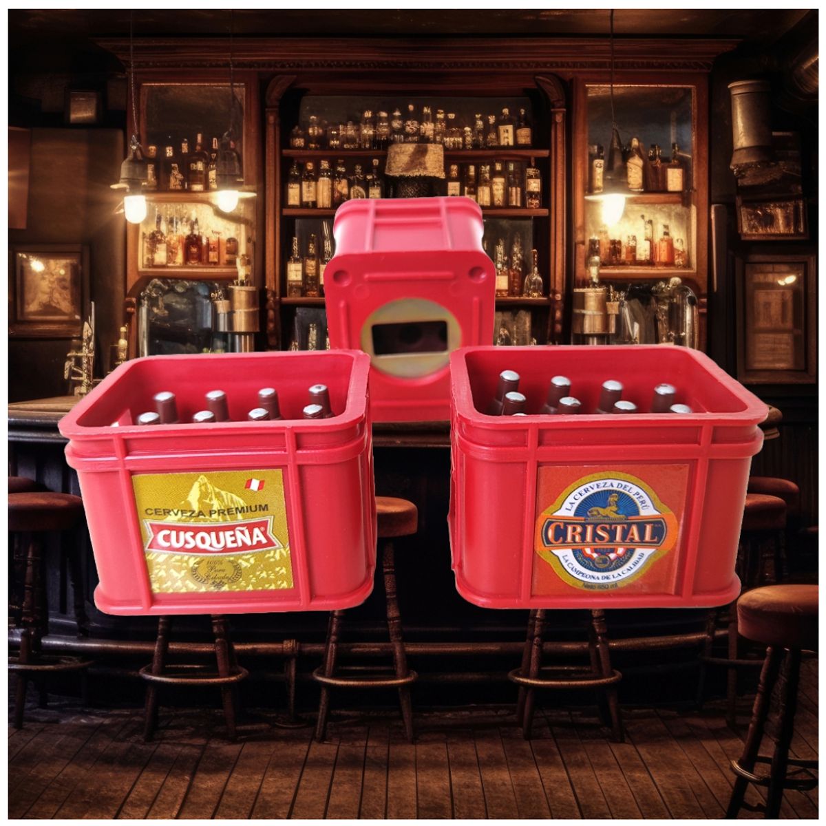 TODO FIT - Abridor Destapador de botellas en Forma de Caja de Cerveza