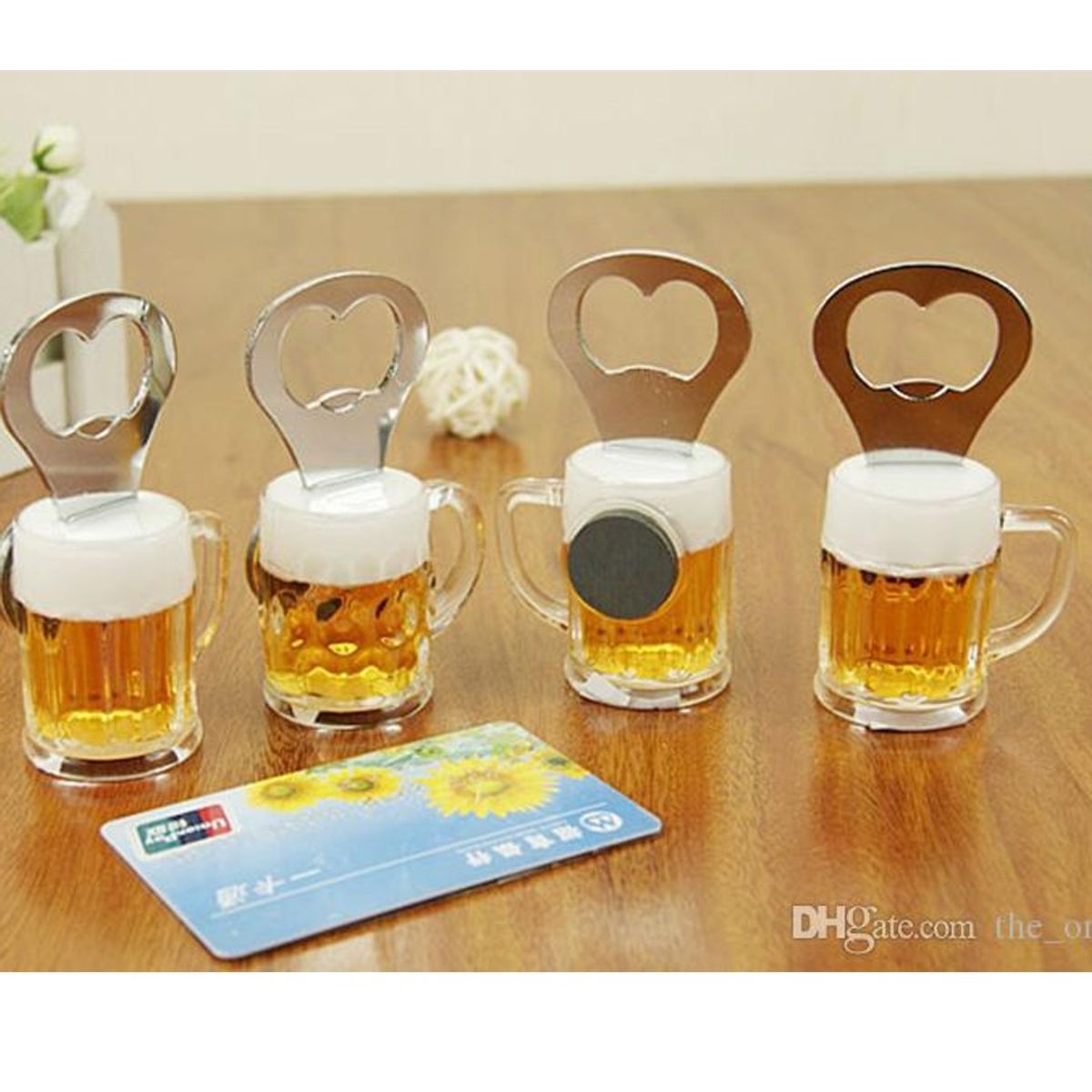 TODO FIT - Destapador de vino Saca Corcho Imantado en Forma de Vaso de Cerveza