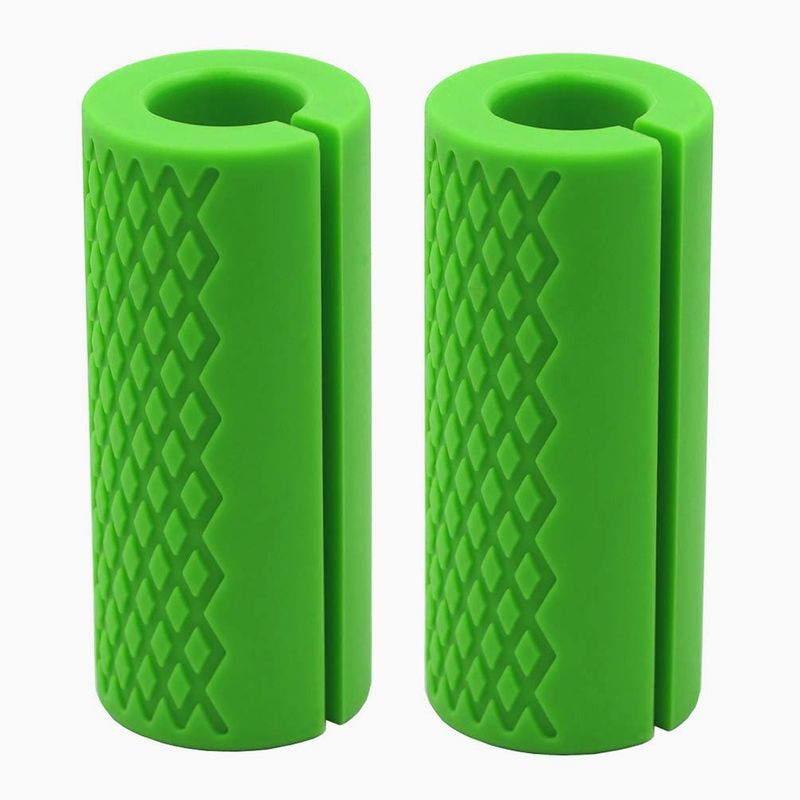TODO FIT - Fat Grips Mangos de barra gruesa para Mancuernas Verde