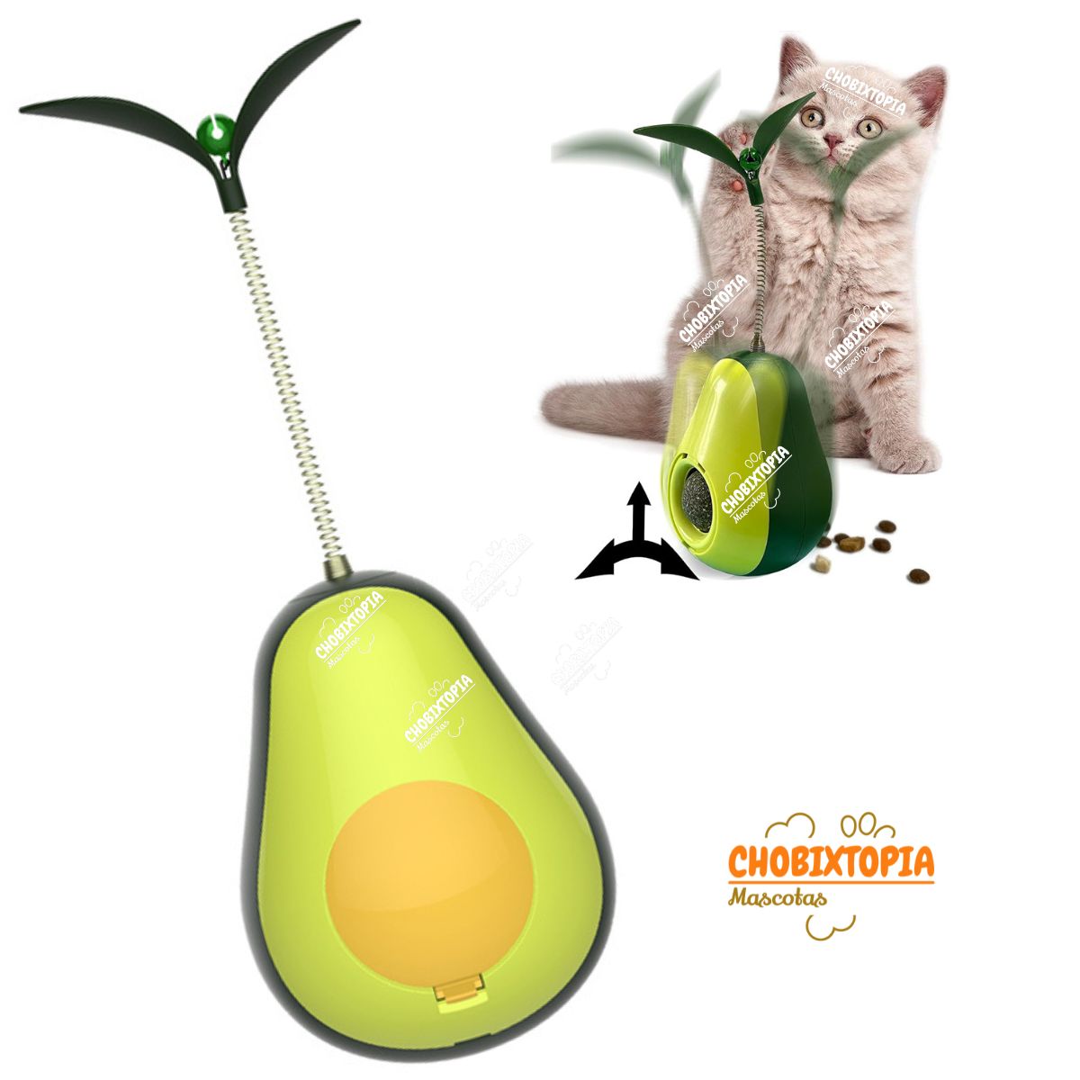 GENERICO - JUGUETE CATNIP TIPO PORFIADO - PALTA PARA GATOS