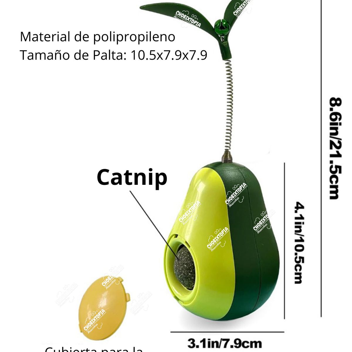 GENERICO - JUGUETE CATNIP TIPO PORFIADO - PALTA PARA GATOS