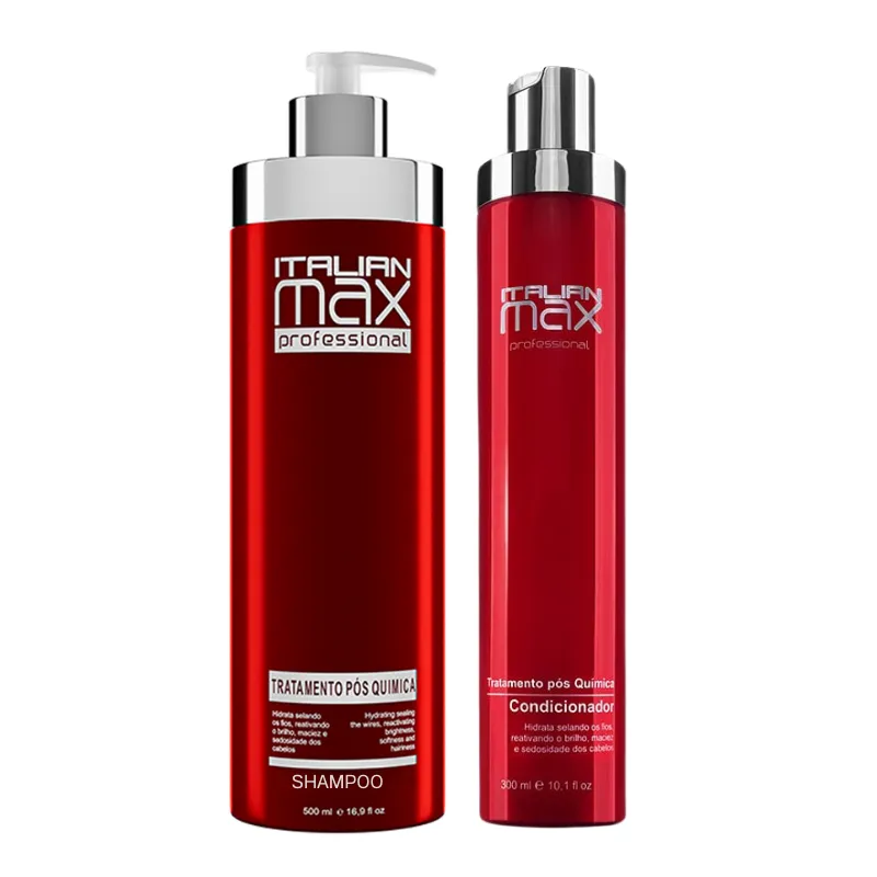 GENERICO - ITALIAN MAX - Pack Post Química Shampoo 500ml + Acondicionador 300ml