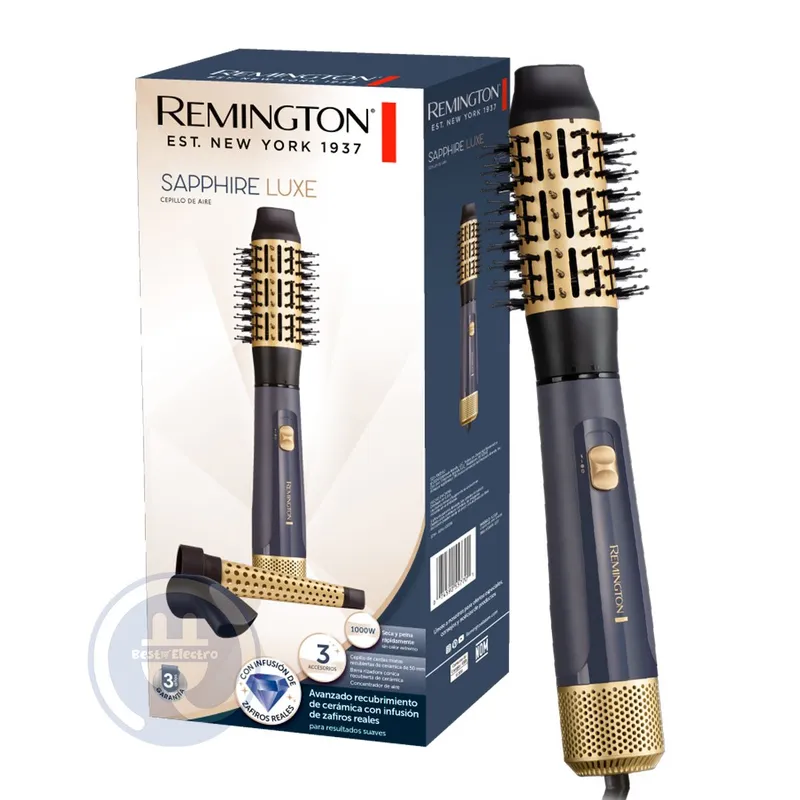 REMINGTON - Cepillo de Aire Remington AS20A Sapphire Luxe Multiestilizador