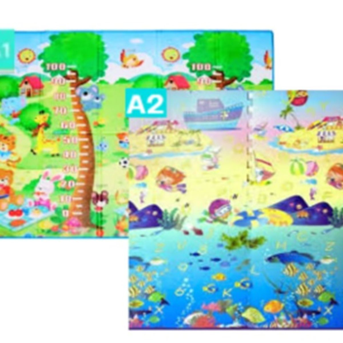 GENERICO - PISO PLEGABLE PARA BEBES ANTIGOLPES NIÑA