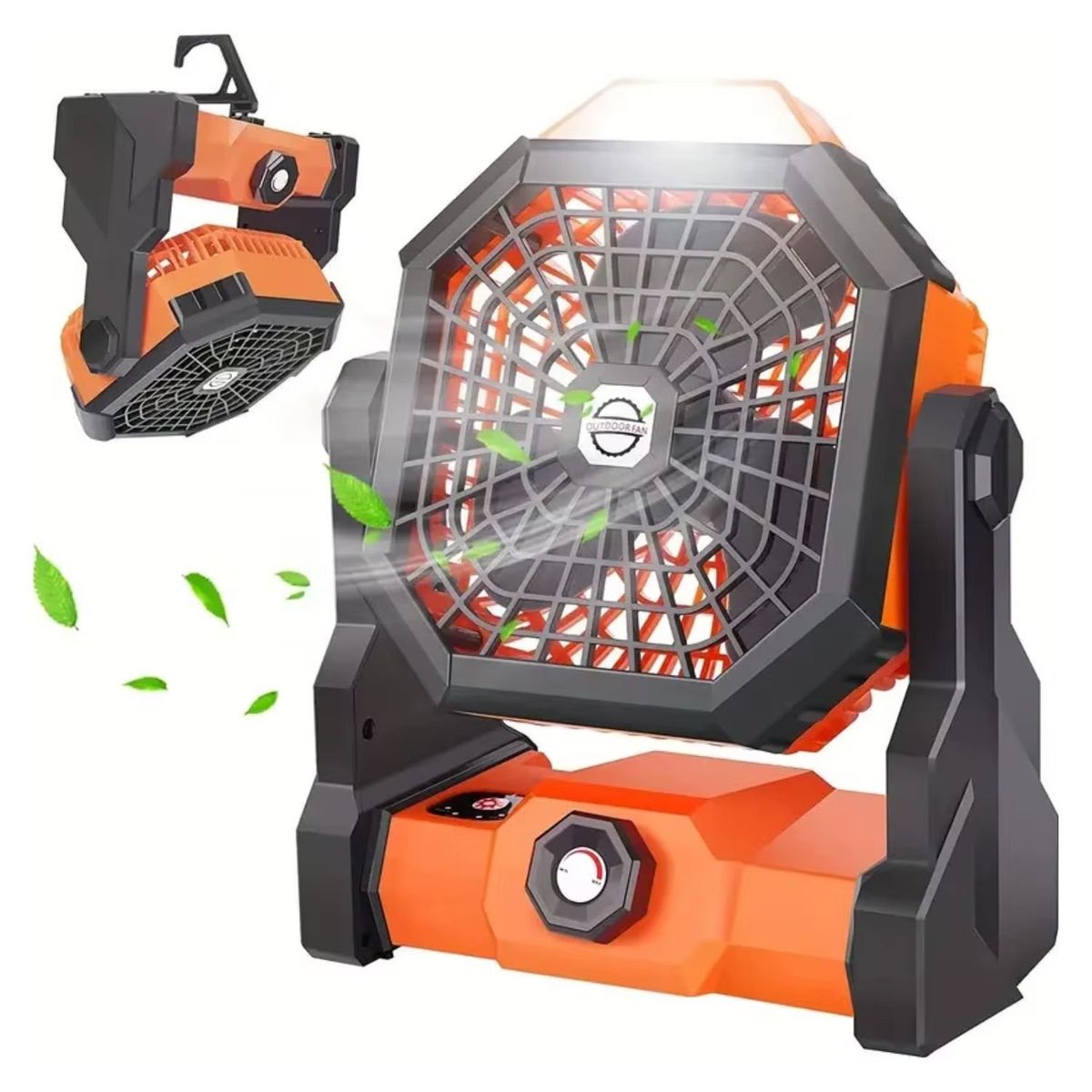 SEISA - Ventilador de escritorio Silencioso Potente de batería Recargable