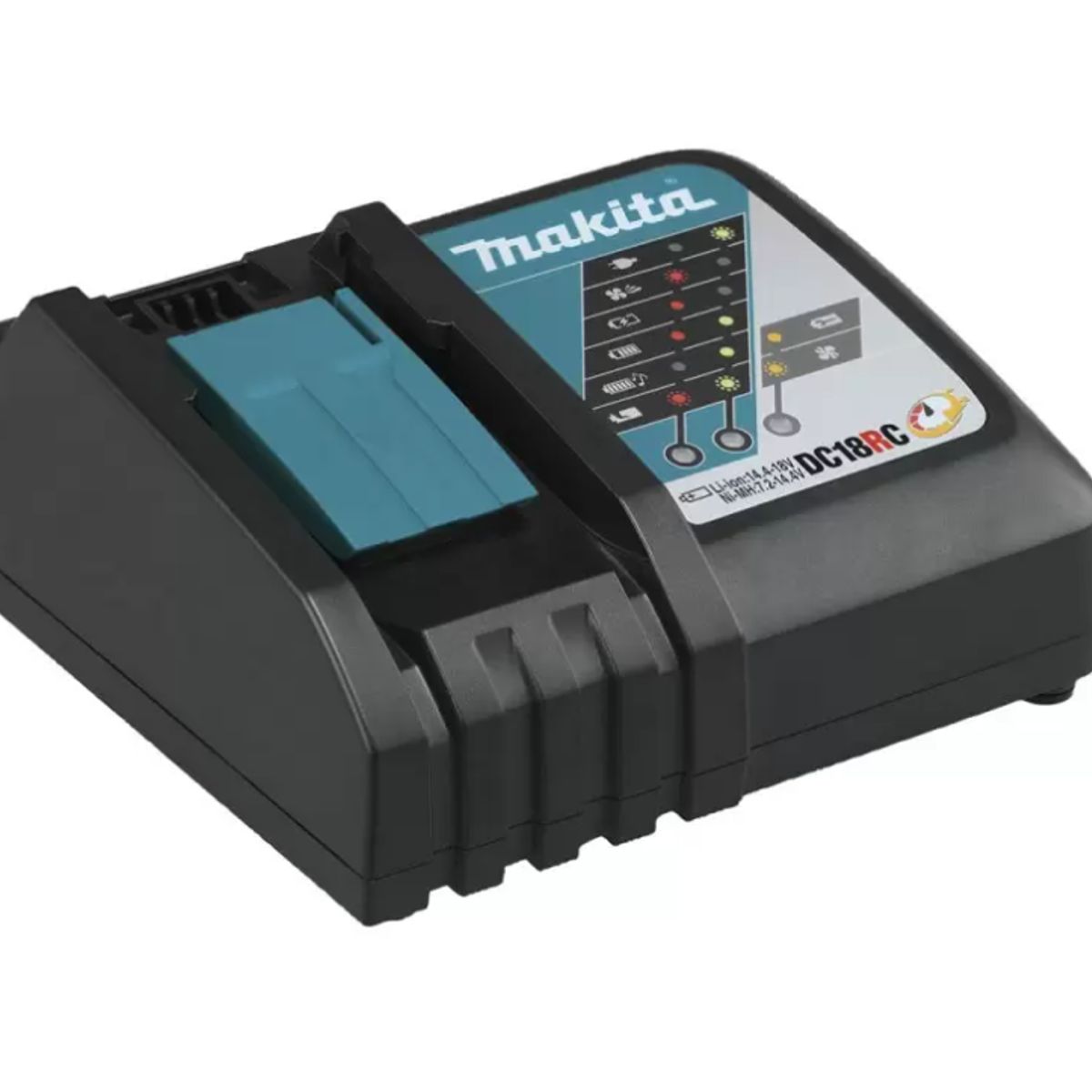 MAKITA - Cargador Óptimo Rápido para Batería de Ion de Litio 18V LXT Makita