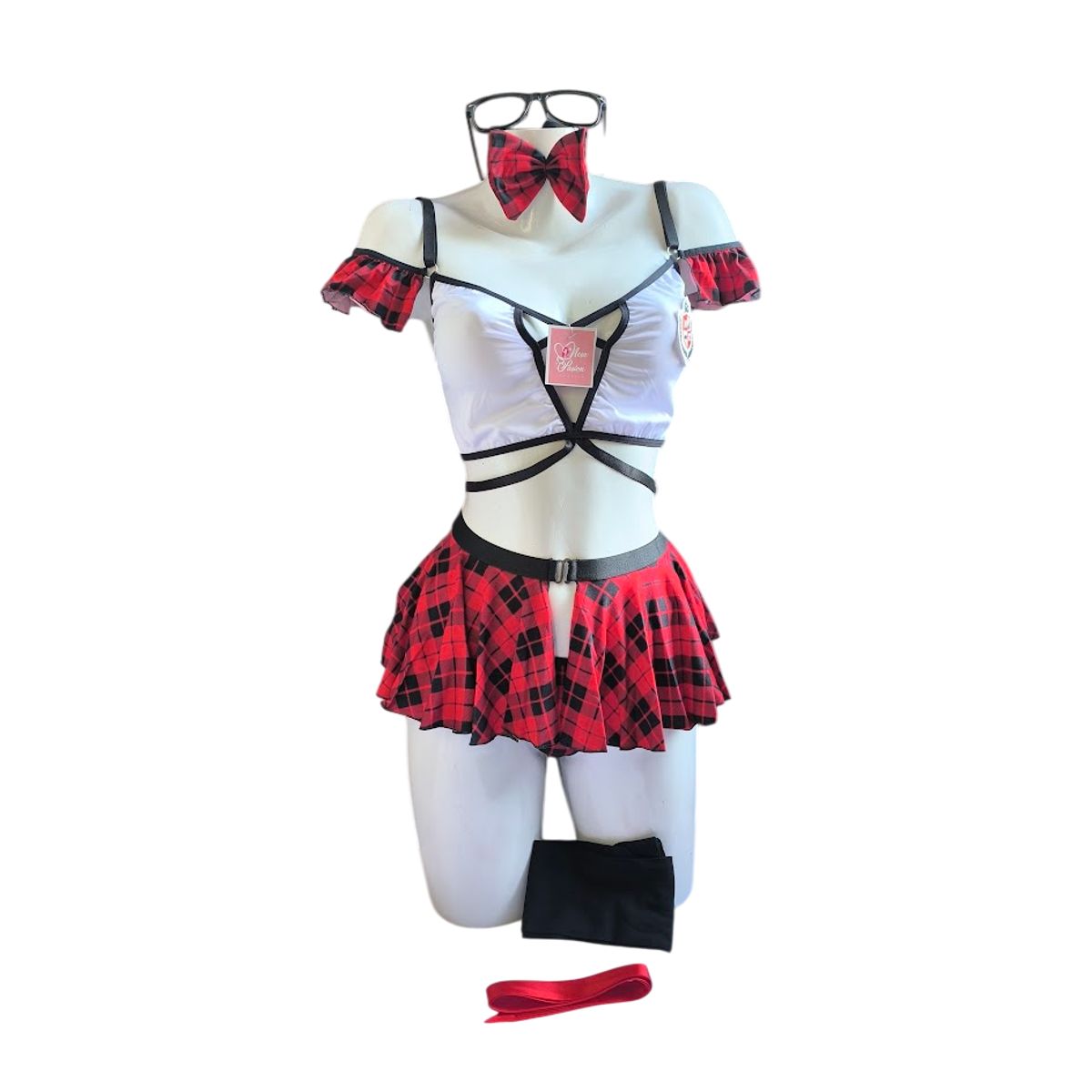 GENERICO - LENCERIA DISFRAZ COLEGIALA SEXY