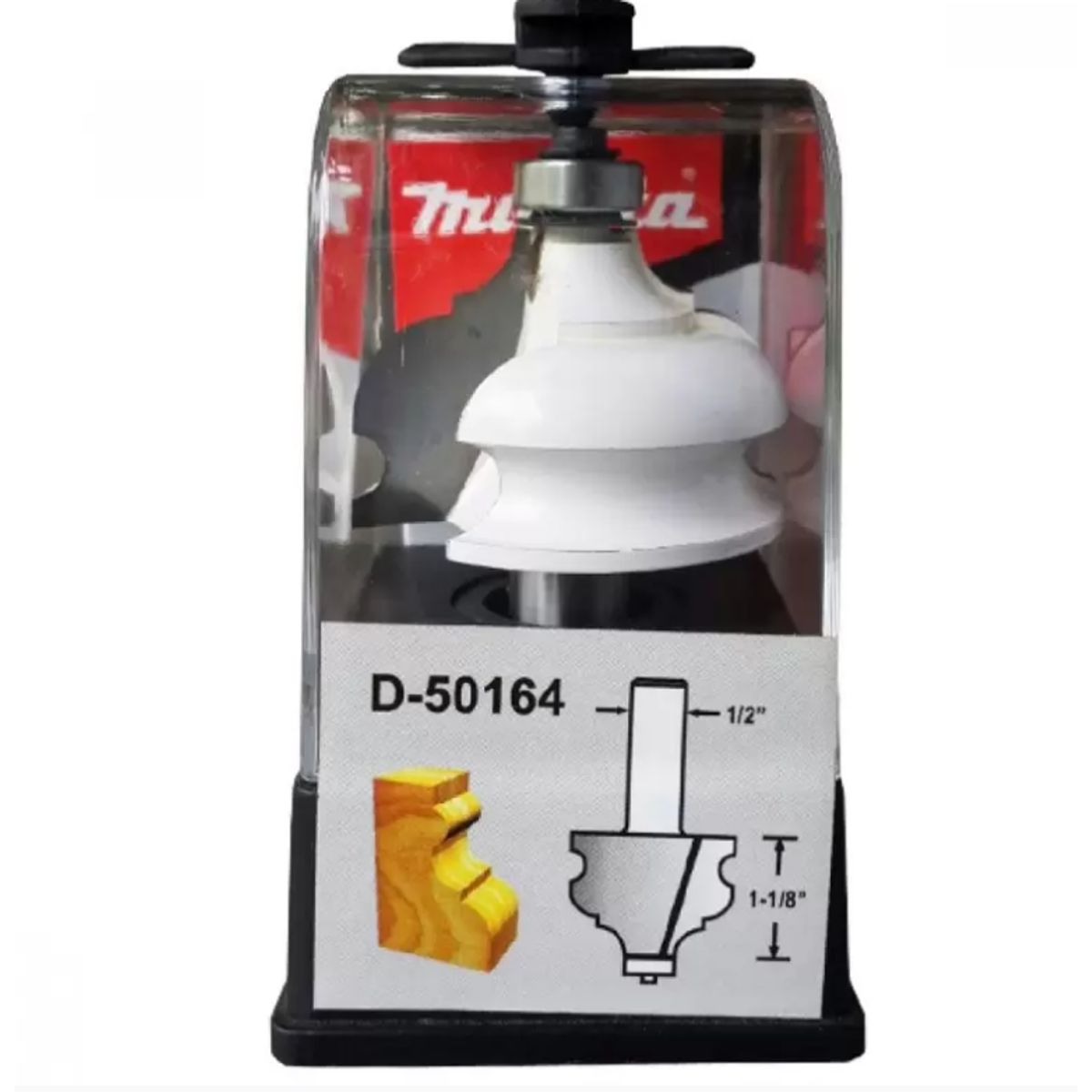 MAKITA - Fresa Moldura Especial 1/2" x 1 3/4" con Rodaje