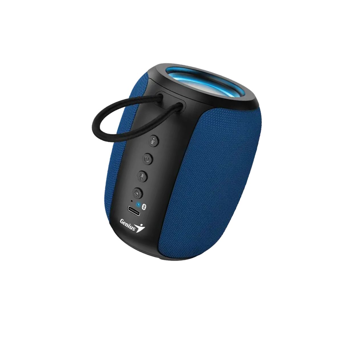 GENIUS - PARLANTE GENIUS SP-915 BLUETOOTH 5W 6H MIC AI COPILOT RGB NEGROAZUL