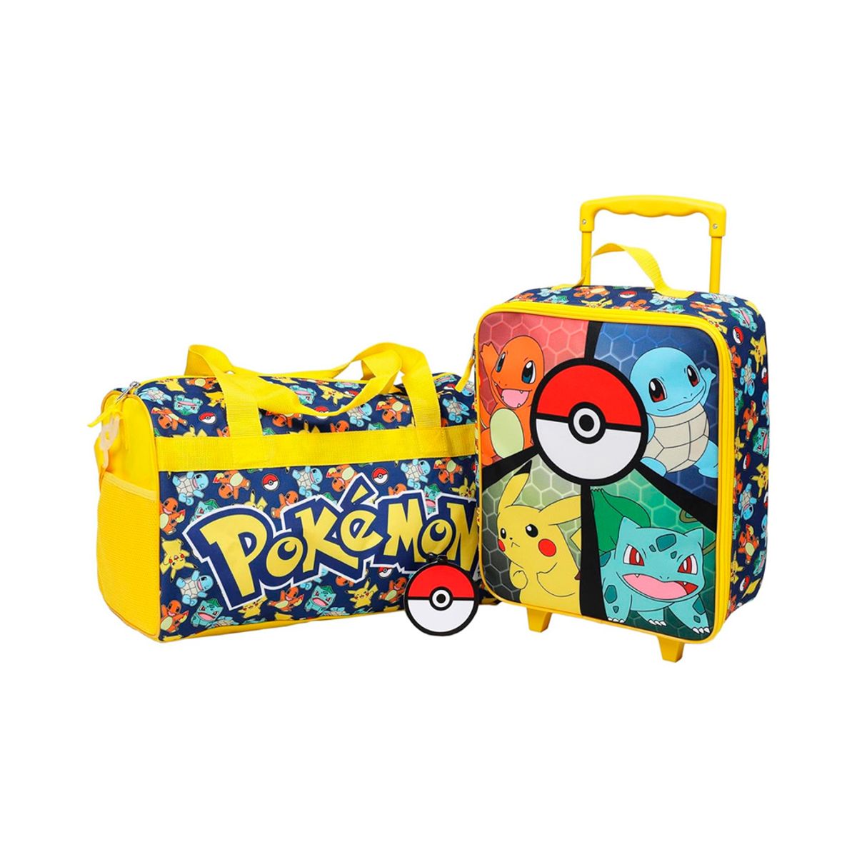 POKEMON - Bioworld Pokemon Set De Maleta con ruedas y Maletin Viajero