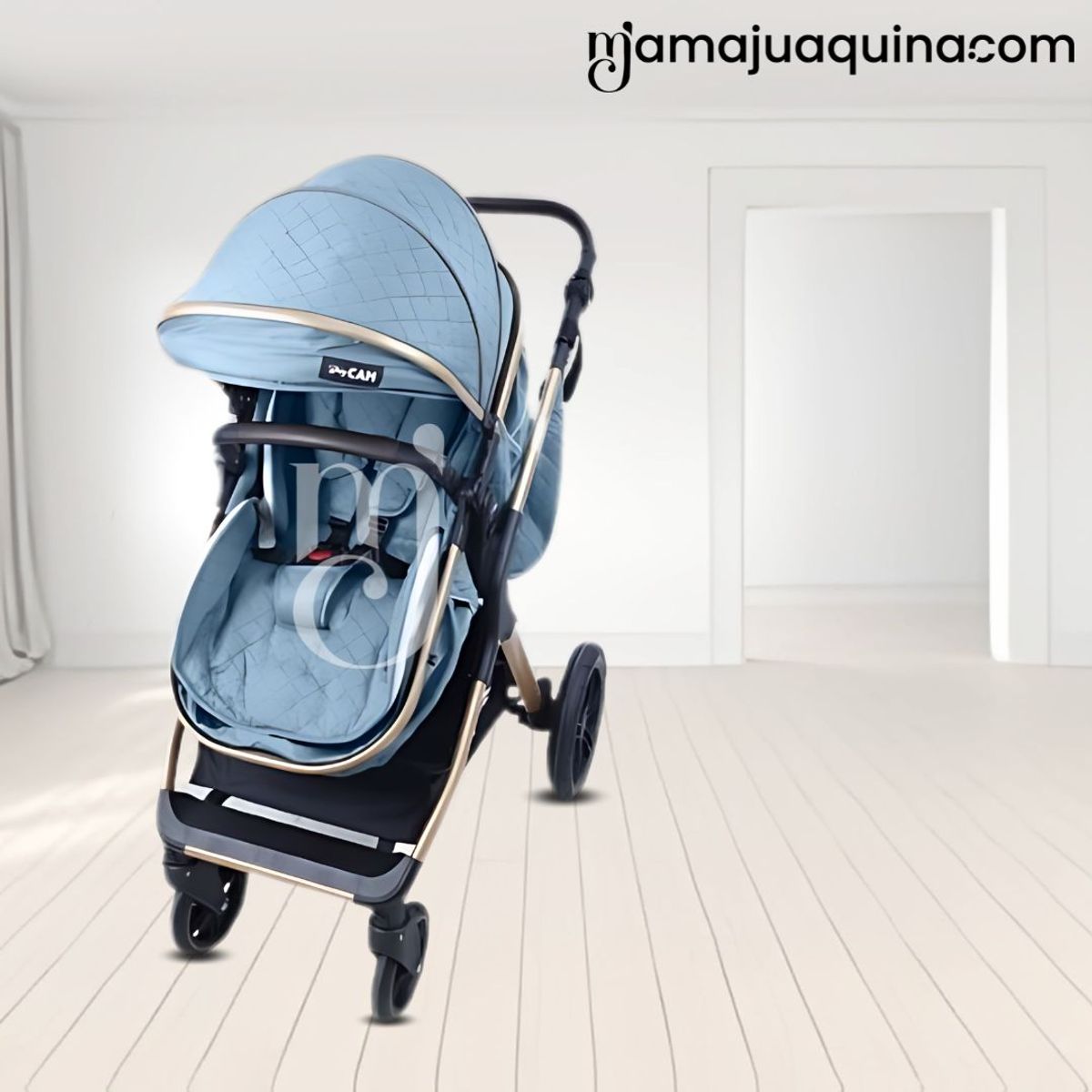 KIDS - Coche Moisés de Lujo «NAPOLY» Edición Limitada Sky Blue