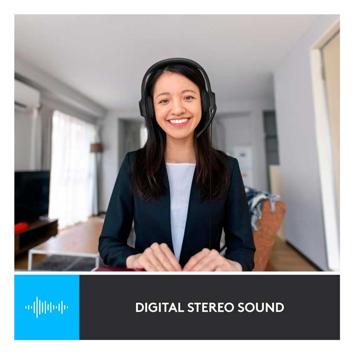 LOGITECH - Logitech H390 Auriculares USB con Micrófono Ajustable y Confort
