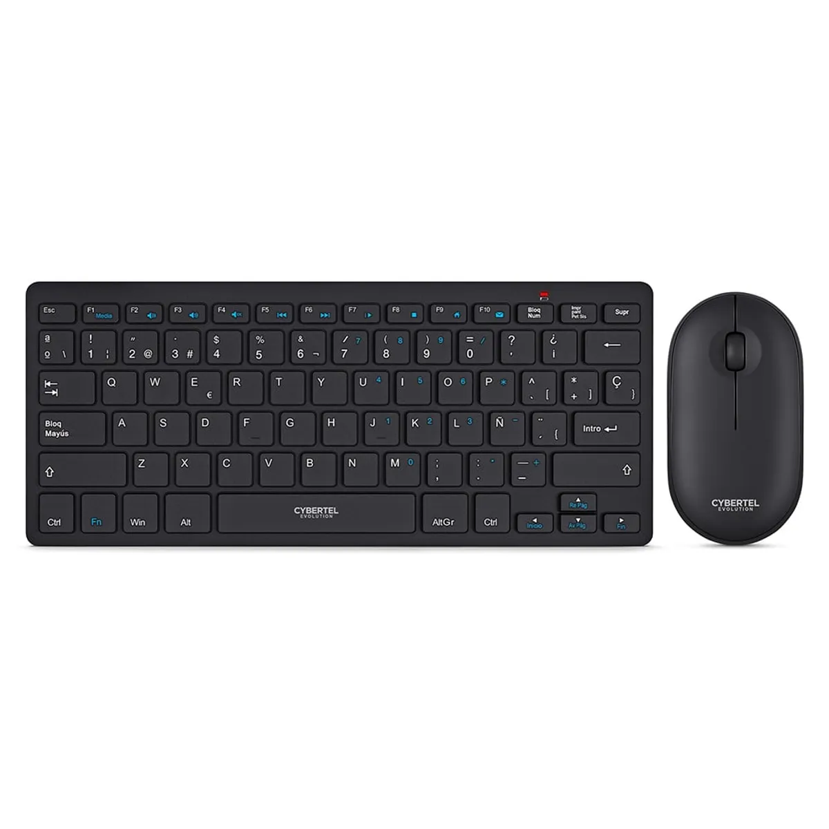 CYBERTEL - Kit Teclado Y Mouse INALAMBRICOS CYBERTEL EVOLUTION