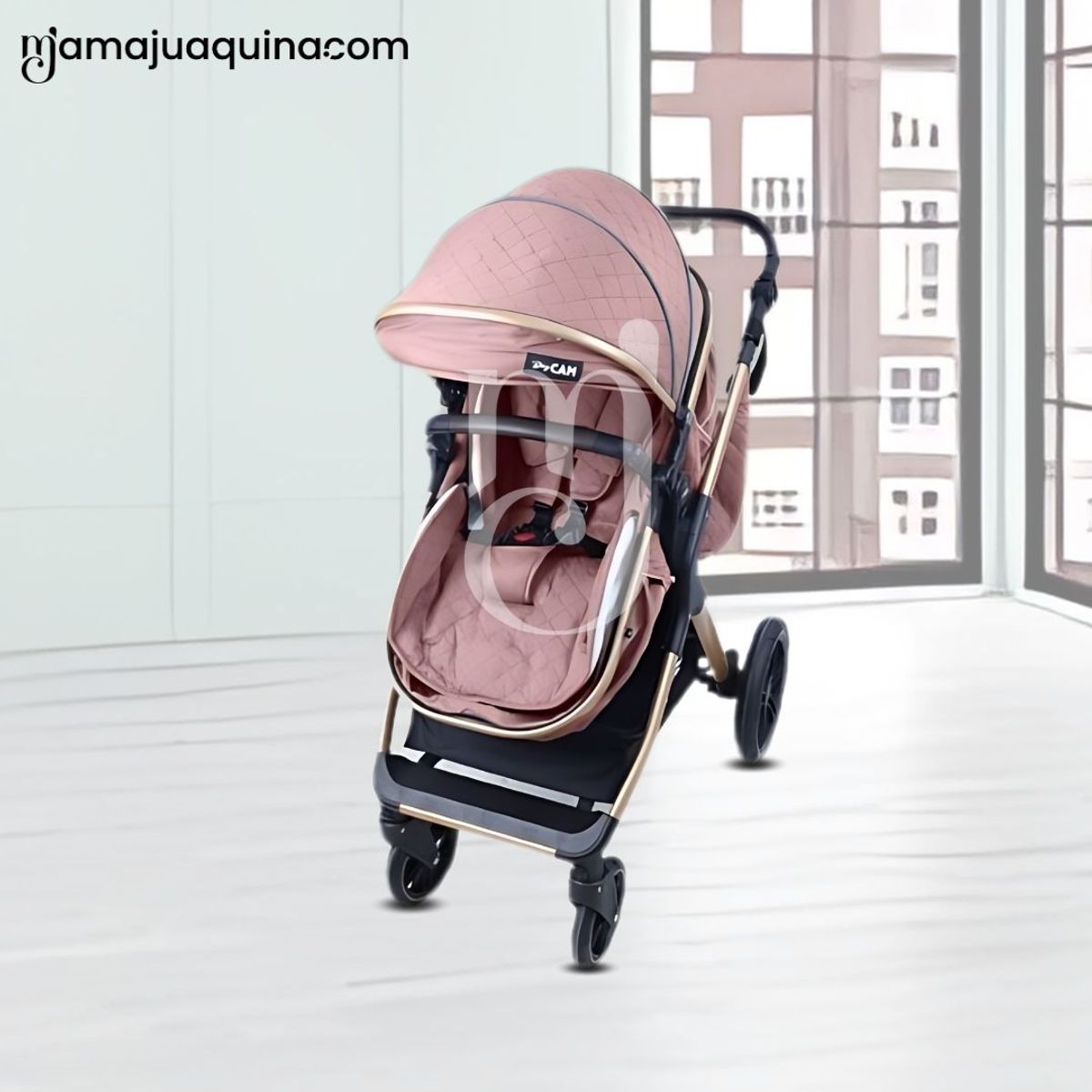KIDS - Coche Moisés de Lujo «NAPOLY PRO» Edición Limitada Pink