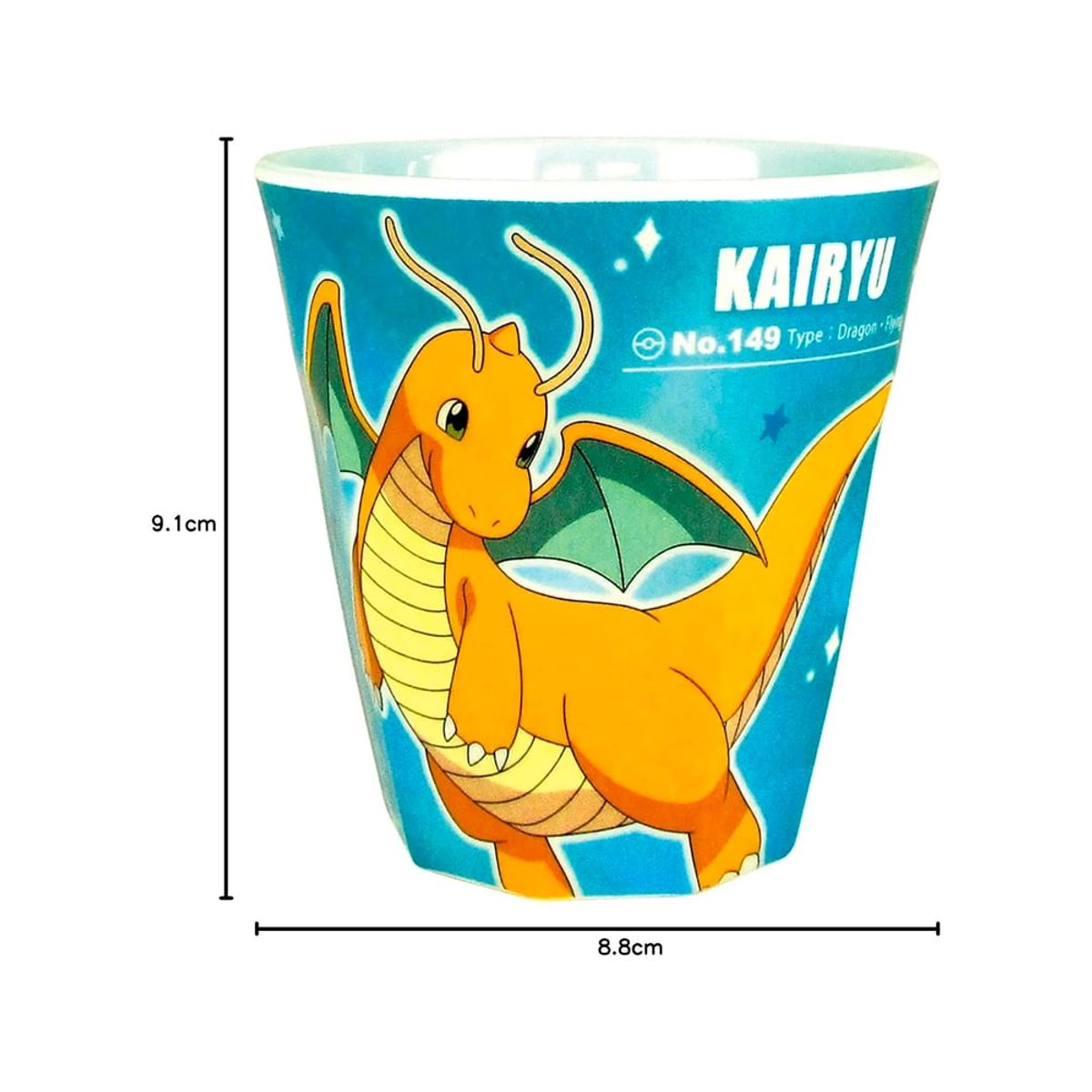 POKEMON - Pokemon Vaso Melamine Ts Factory Dragonite Japon