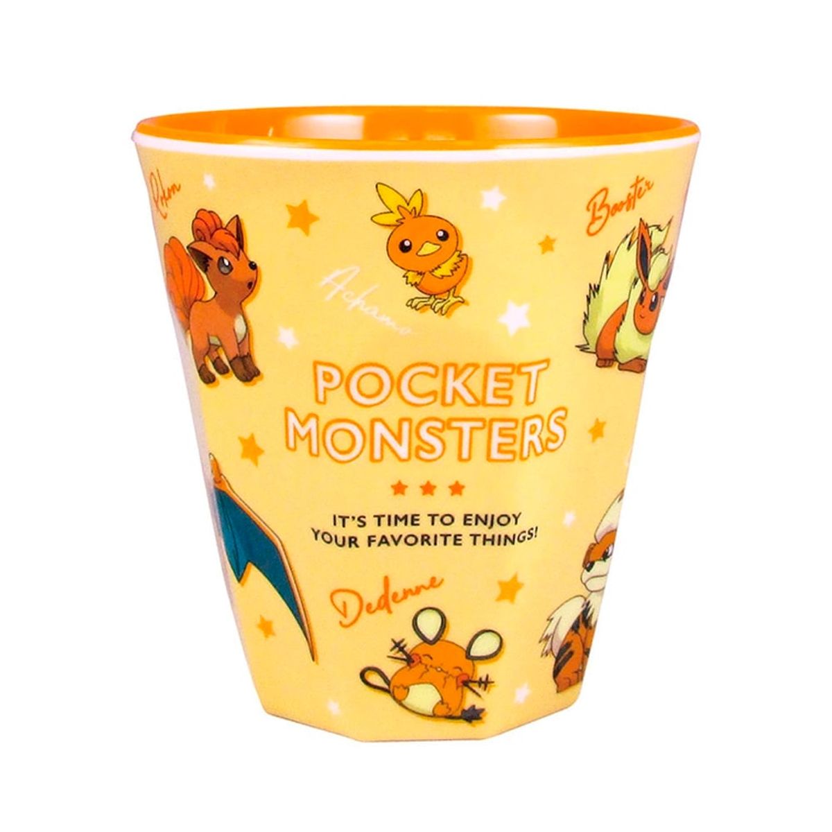 POKEMON - Pokemon Vaso Melamine Ts Factory Naranja Japon