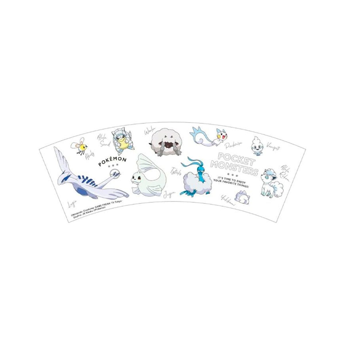 POKEMON - Pokemon Vaso Acrilico Ts Factory Blanco Japon