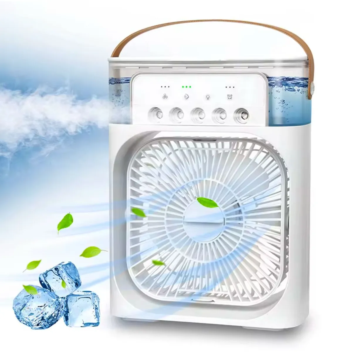 GENERICO - Ventilador Con Humificador Y Enfriador Aire Acondicionado
