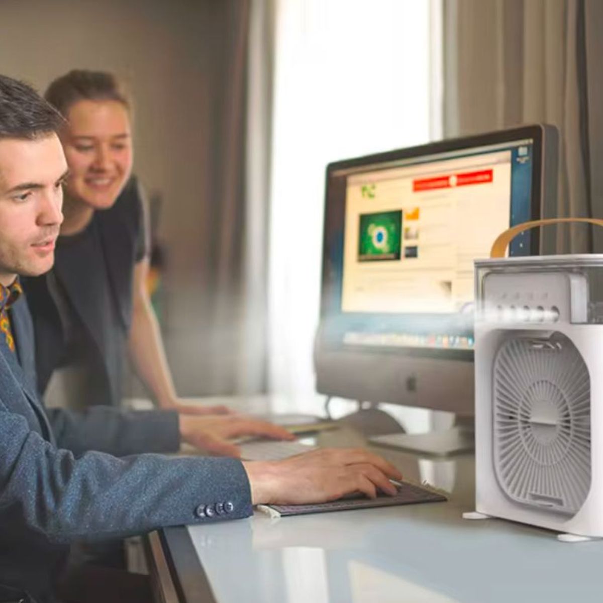 GENERICO - Ventilador Con Humificador Y Enfriador Aire Acondicionado