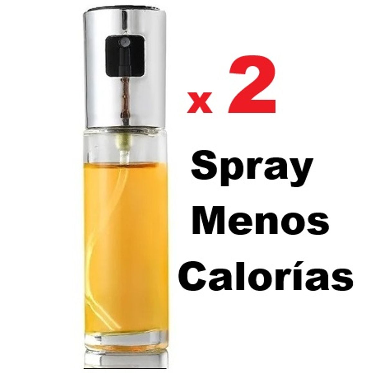 GENERICO - Duo Spray Rociador de Aceite Vinagre Aceitero Pulverizador Elegante