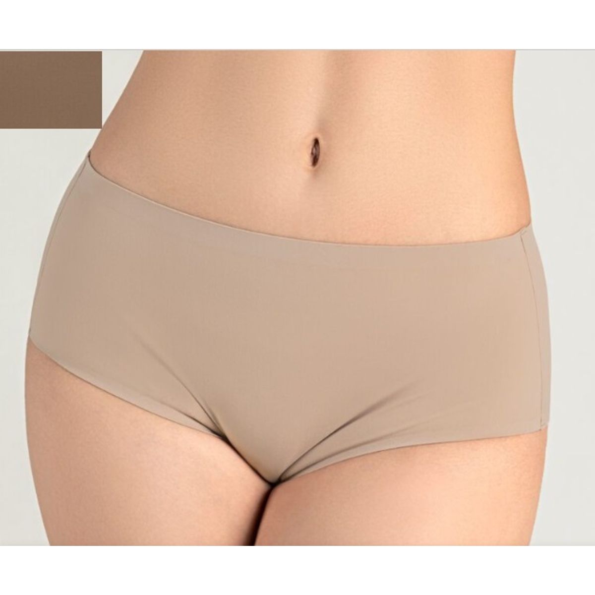 GENERICO - Trusas de Algodón Sin Costuras Talla S Mujer - Beige