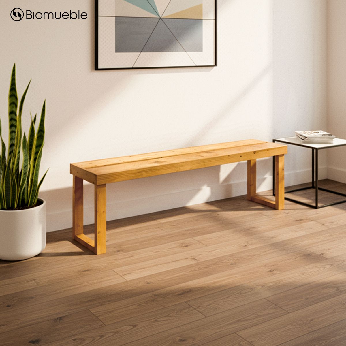 GENERICO - Banca Cassial  Madera reciclada de palets