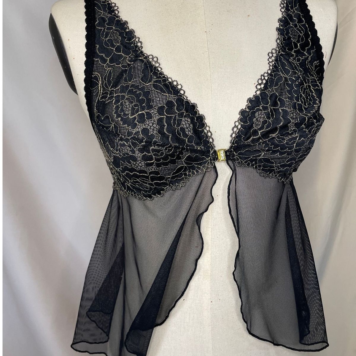 GENERICO - Babydoll Encaje y Tul Mujer Mayra