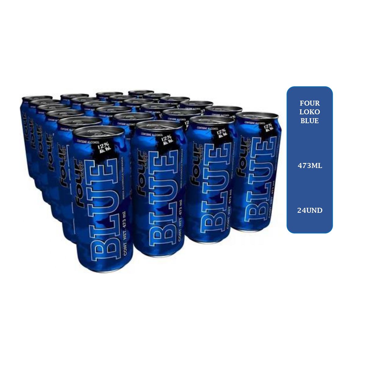 GENERICO - Four Loko Blue Lata 473ML - 24 UND