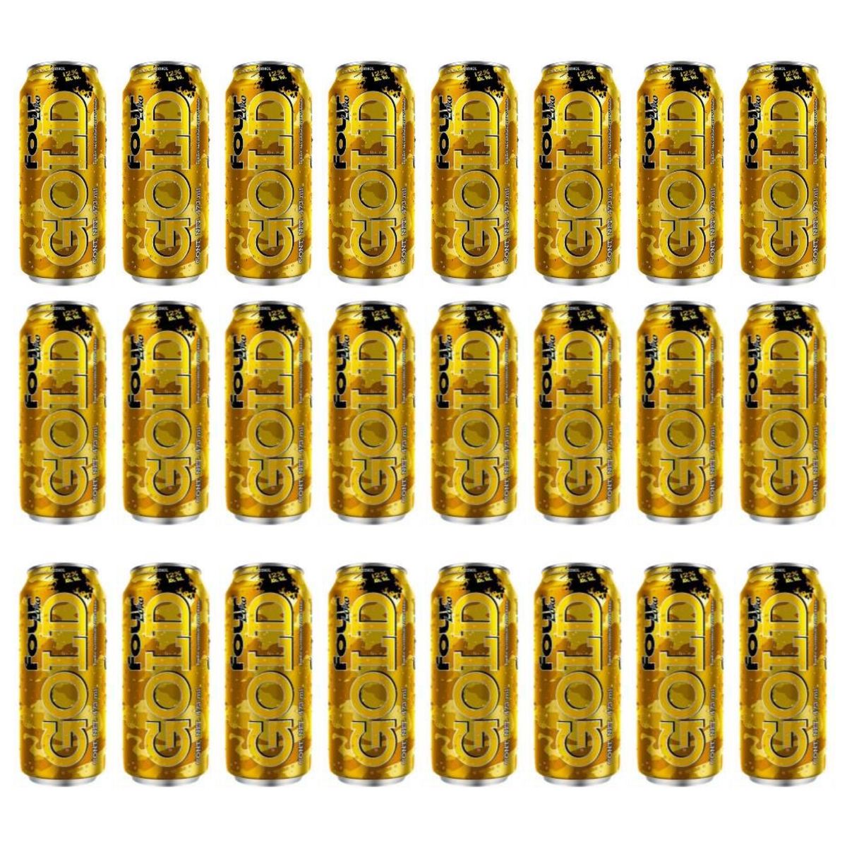 GENERICO - Four Loko Gold Lata 473ML - 24 UND