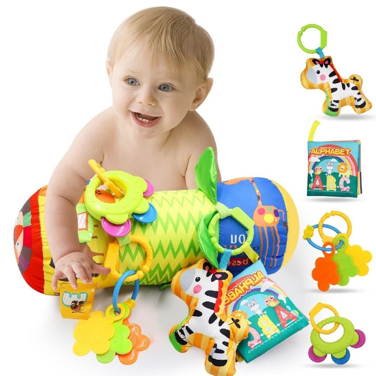 GENERICO - Tummy time - Rodillo de estimulación - Unisex