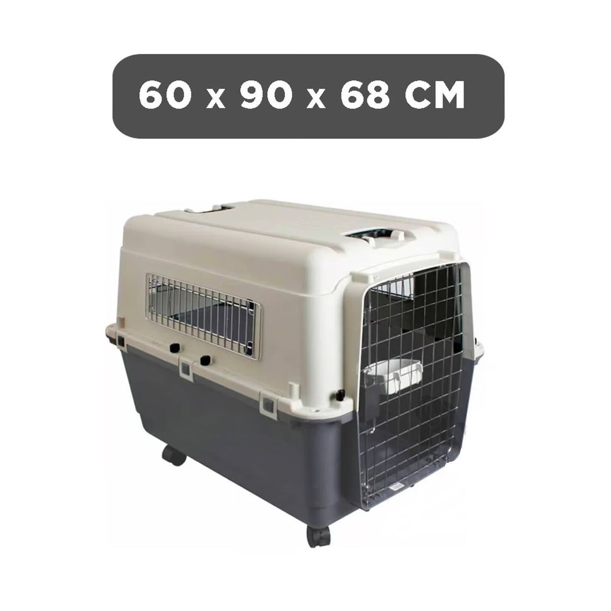 OEM - Kennel Transportador Mascota L90 FIBRA  AVION