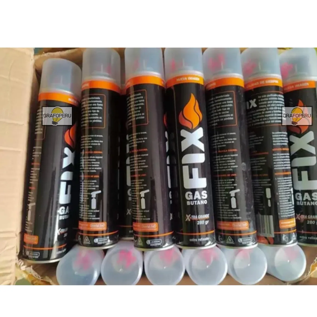 FIX - 03 Gas Butano Recarga Soplete Encendedor