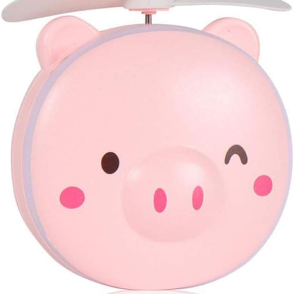 GENERICO - Mini Chanchito Ventilador Usb Con Espejo