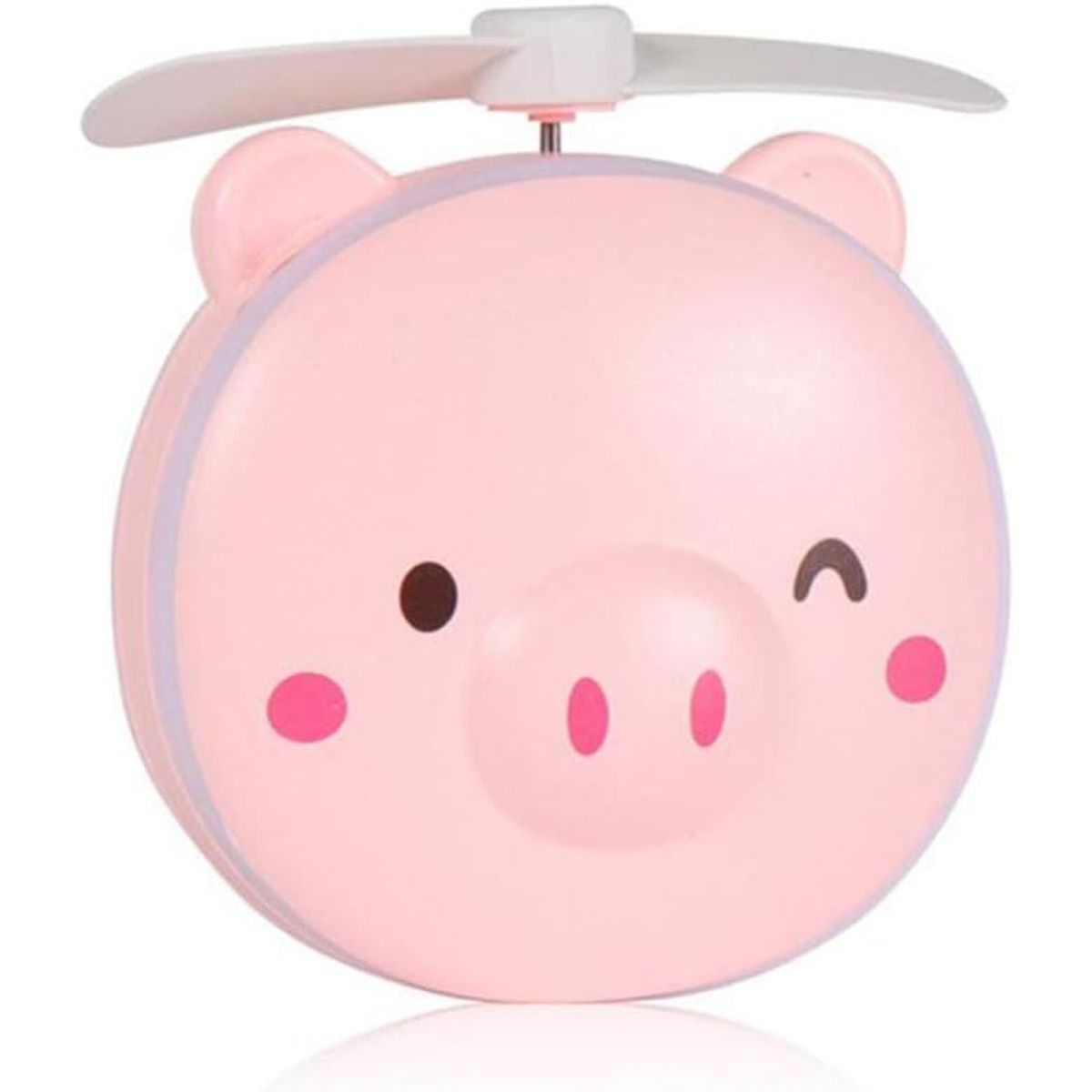 GENERICO - Mini Chanchito Ventilador Usb Con Espejo