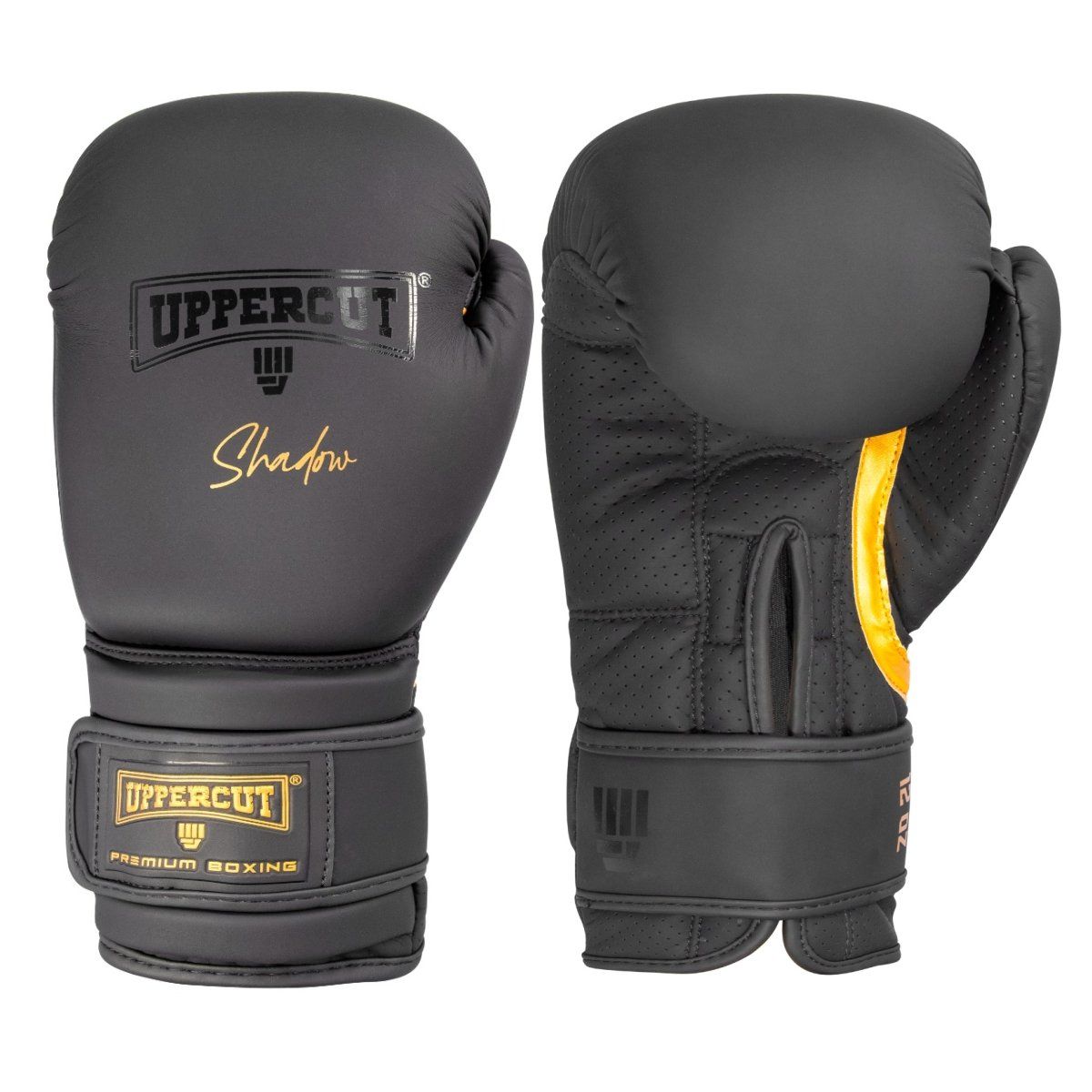 UPPERCUTT - Guantes de Boxeo 12oz Premium Shadow Uppercut Negro