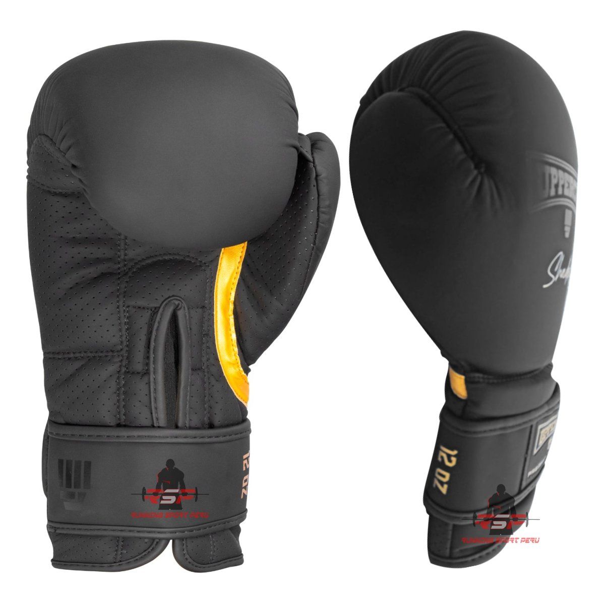 UPPERCUTT - Guantes de Boxeo 12oz Premium Shadow Uppercut Negro