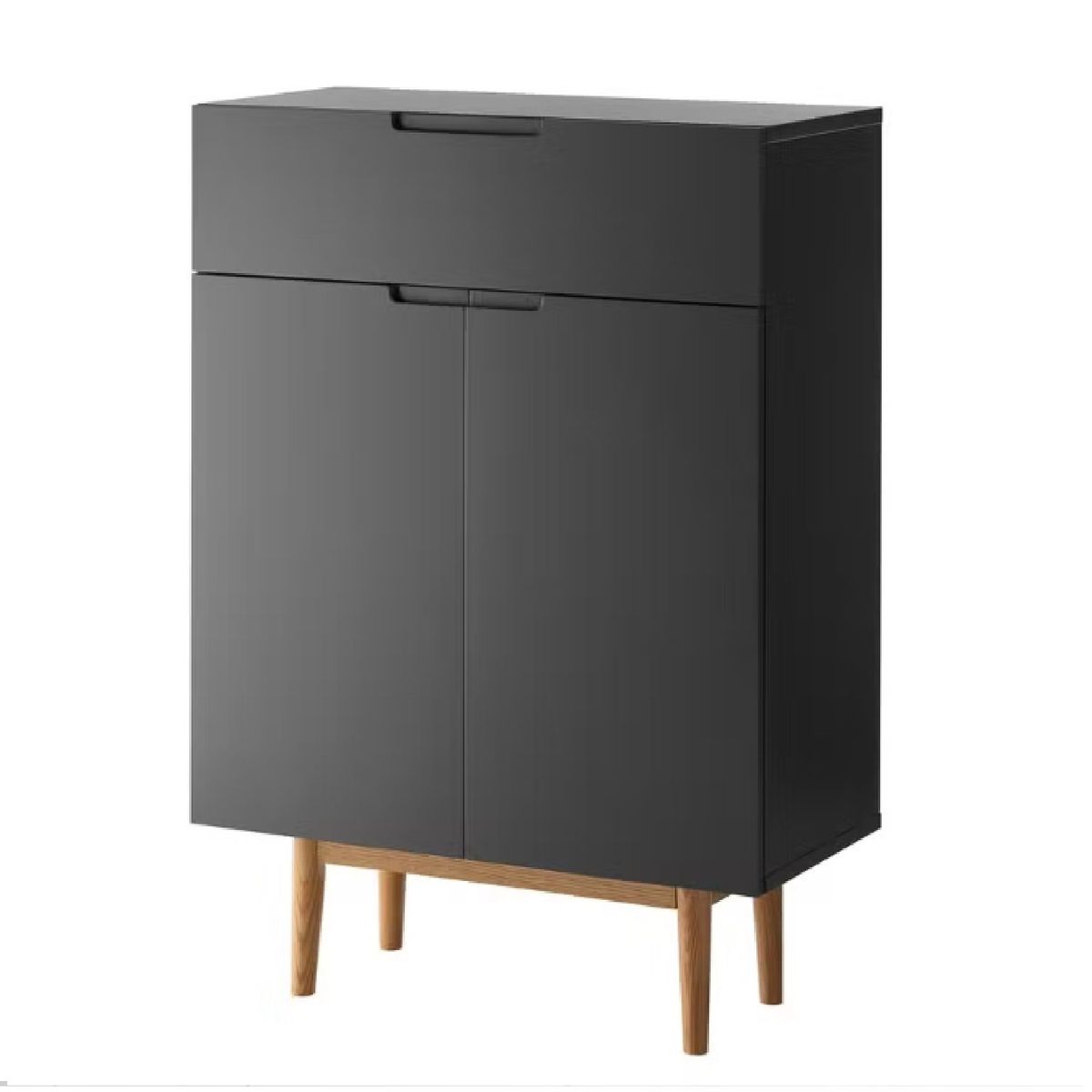 GENERICO - Zapatera Moderna Norma Negro R&R MUEBLES