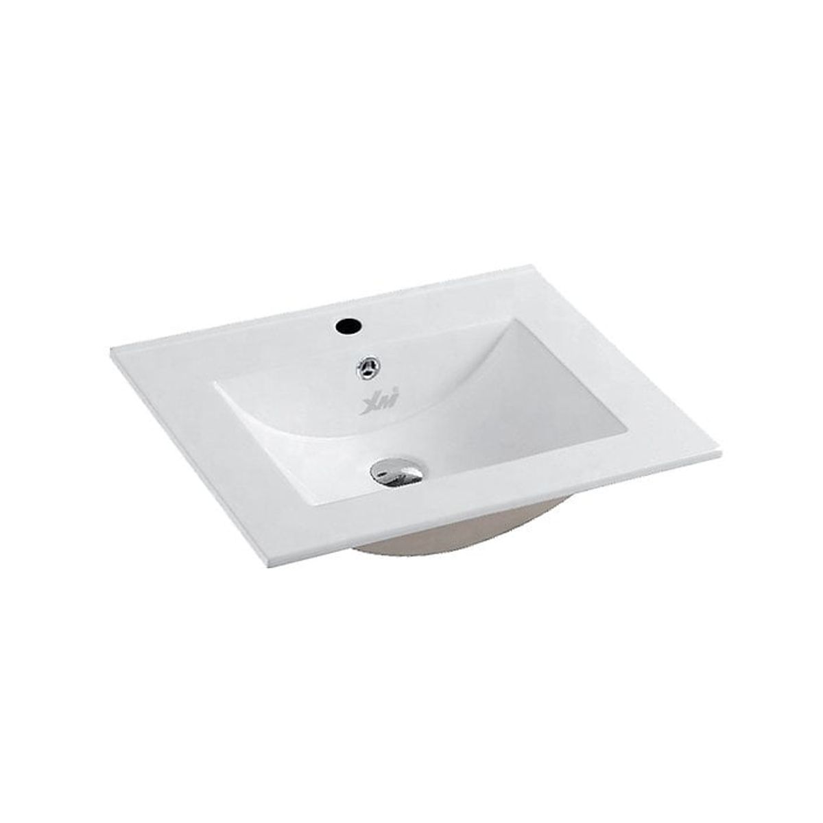 XM - Lavadero de Loza Mod Cuadrado  Blanco 61x47x17cm