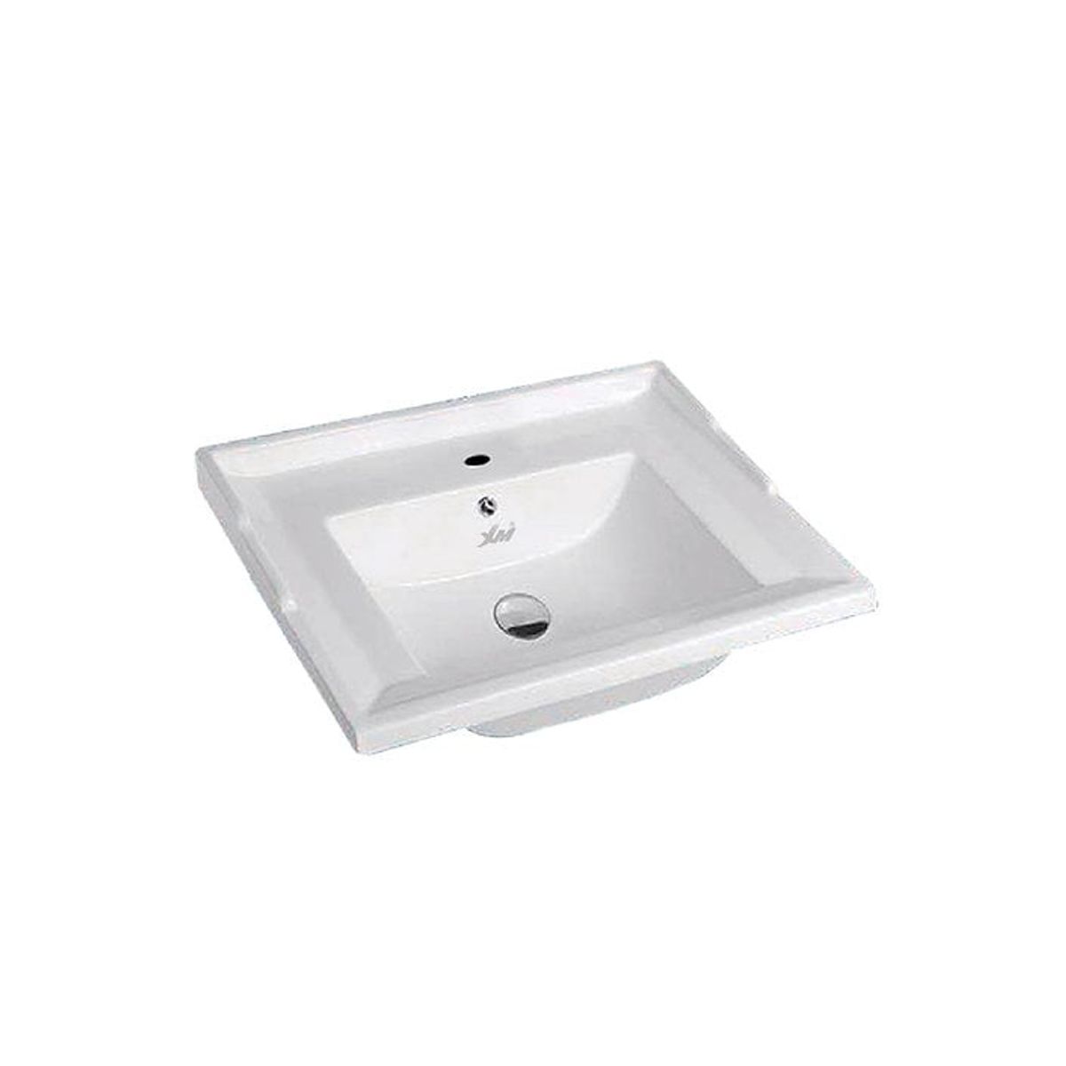 XM - Lavadero de Loza Mod Cuadrado  Blanco 60x46x22cm