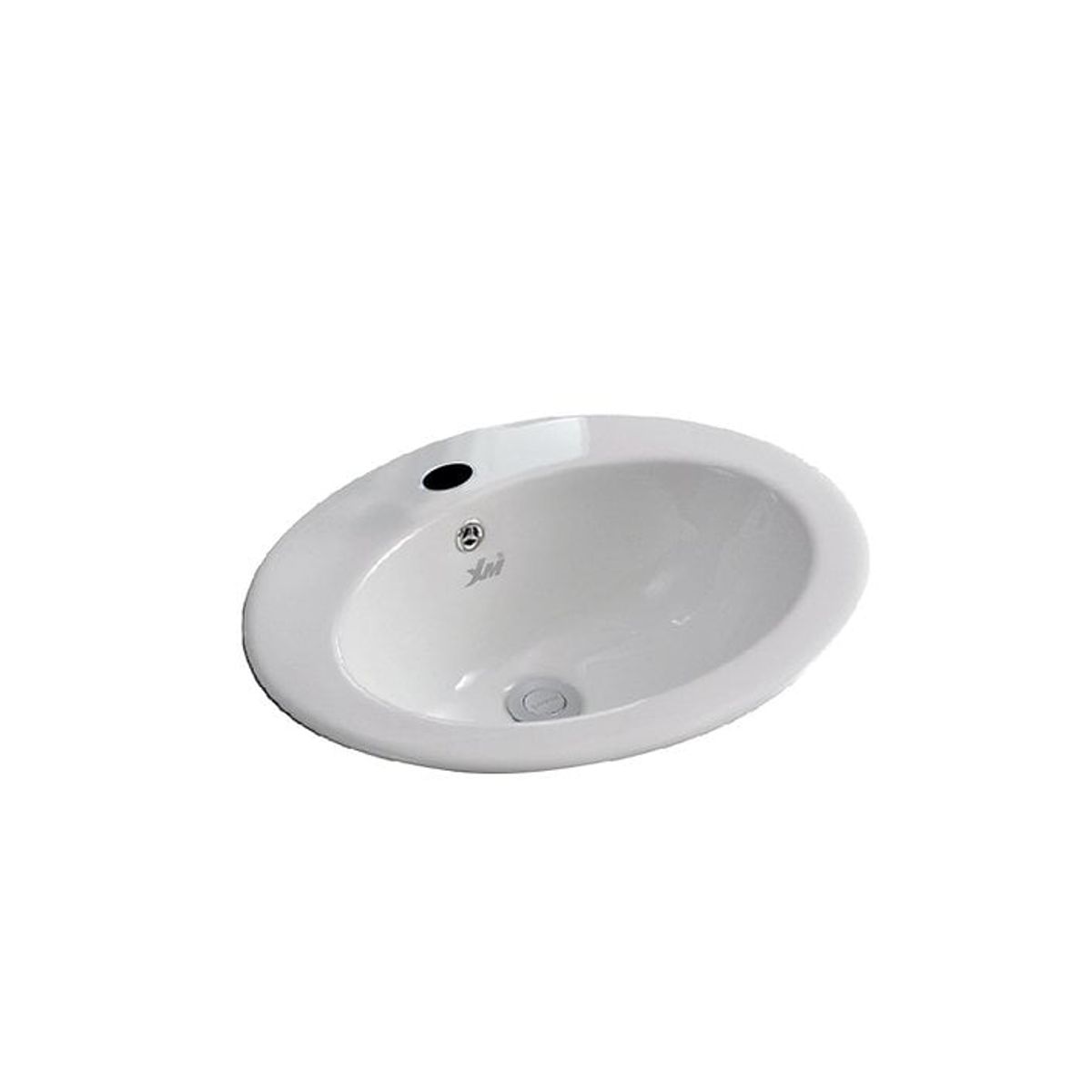 XM - Ovalin de Loza Mod Circular Blanco 52x45x17cm