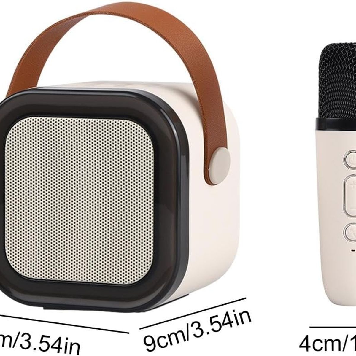 GENERICO - PARLANTE KARAOKE BLUETOOTH C MICROFONO INALAMBRICO LUCES RGB PORTATIL