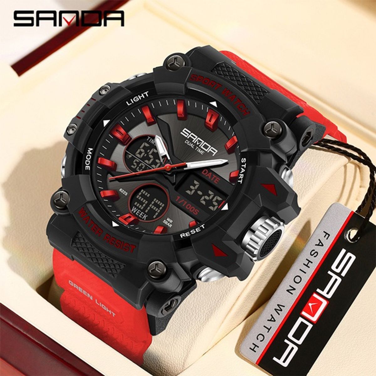 SANDA - RELOJ PARA HOMBRE MARCA SANDA SAN6225