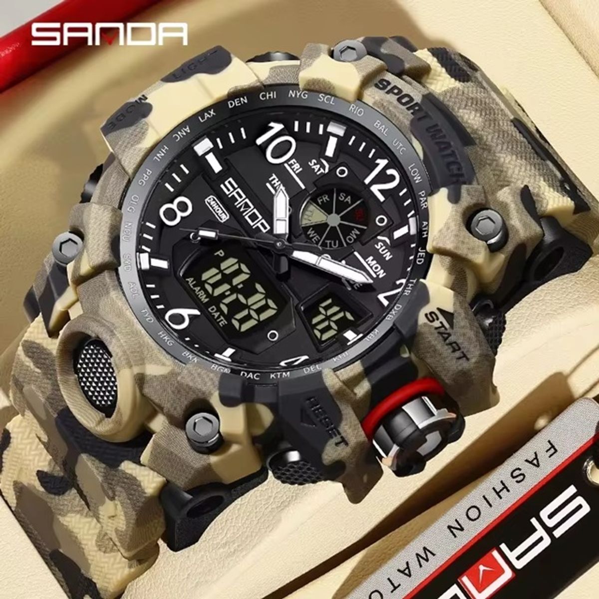 SANDA - RELOJ PARA HOMBRE MARCA SANDA SAN3358